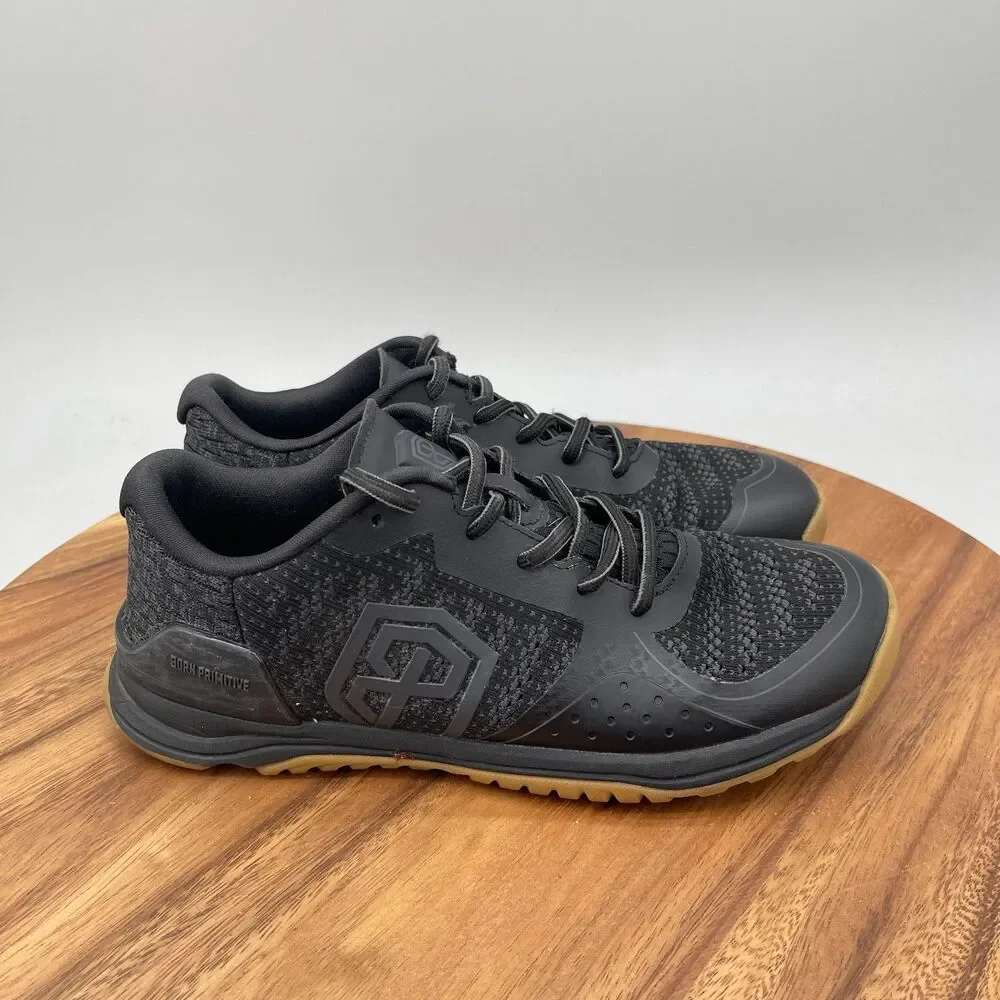 Born Primitive Savage 1 Shoes Womens Size 9 Black Running Comfort Walking Gum